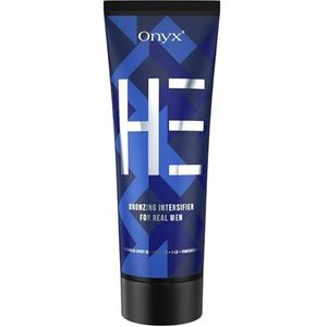 Onyx Tanning Lotion met Bronzer en Versneller He voor Echte Mannen - Dubbel Extra Teint Versterker