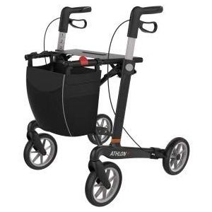 Rehasense - Athlon SL Comfort S - Carbon Rollator - Zwart