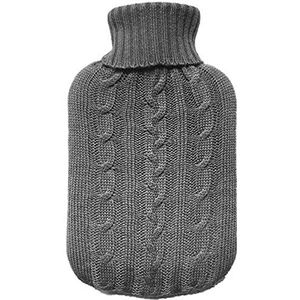 DieffematicRSD Warmwaterkruik Hoes voor warmwaterkruik Gebreide truihoes voor warmwaterkruik - alleen hoes (warmwaterkruik niet inbegrepen) (Color : Dark Grey)