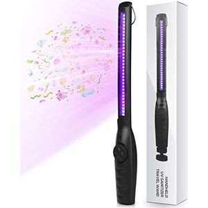 UV Light Sanitizer, Portable UV Light Disinfection Lamp USB Rechargeable Ultraviolet Light Sanitizer for Home Hotel Travel Car Kills 99% of Germs Viruses & Bacteria UV light Sanitizer Wand