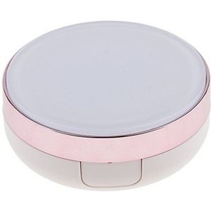 Ronde Lege Luxe Draagbare Luchtkussen Puff Box BB Cream Container Case Roze