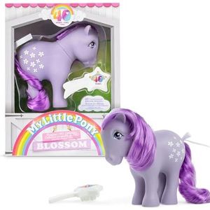 My Little Pony, Blossom Classic Pony, Basic Fun, 35321, retro paardencadeau voor jongens en meisjes, eenhoorn speelgoed voor jongens en meisjes van 3 jaar en ouder