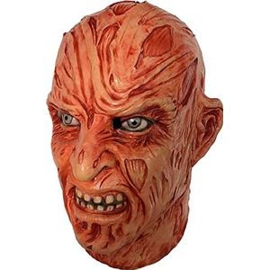 ZLCOS Halloween Freddy Masker Latex Iep Street Horror Film Krueger Cosplay Accessoire Thema Feestkostuum (Rood)