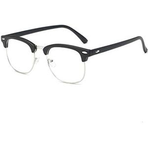 Bril tegen blauw licht, computerbril, leesbril, metalen frames, anti-vermoeidheid, anti-straling, uv-bescherming, vintage, voor heren en dames, telefoon, pc, tablet, tv