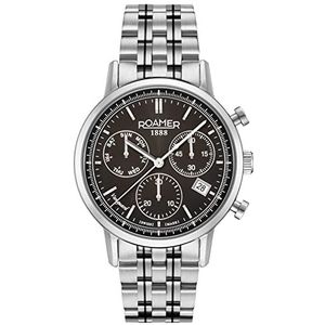 Roamer Men's Black Vanguard Chrono II Watch 975819 41 55 90