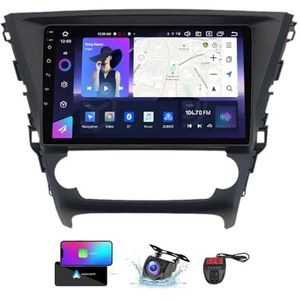 Android 13 Autoradio 10 Duim Touch Display Voor Toyota Avensis 3 2015-2018 Met Draadloze Carplay Android Auto/4G WiFi/FM RDS DAB+/Buletooth 5.0/Bediening op het stuur + Camera DVR(NF-6)