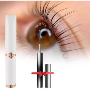 Nuvaia Lash Curler,Nuvaia Eyelash Curler Lash,Lift Pro + Magic Mascara,Tinkerblush Heated Eyelash Curler,Rechargeable Electric Heated Eyelash Curler For Women (WHITE)