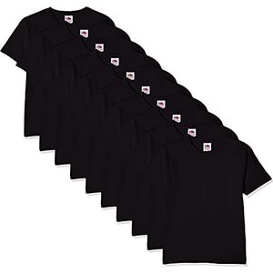Fruit of the Loom Jongens T-shirt (10 stuks), zwart (Black 36), 14-15 Jaar