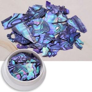 Vrouwen Nail Art Ultra Dunne Accessoires Shell Slice Nieuw-Zeelandse Grote Abalone Shard Abalone-Style4