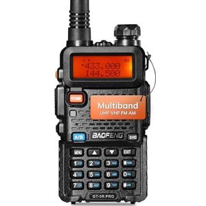 BAOFENG GT-5R Pro - Walkie Talkie - Dual-band Radio - UHF VHF 144-146/430-440MHz - 1800mAh Batterij