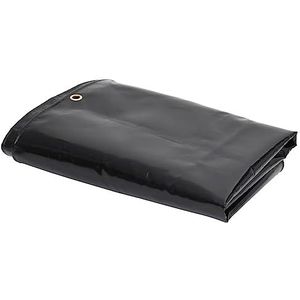 vidaXL - Zeildoek - Zwart - 650 g/m² - 4 x 6 m - Waterbestendig