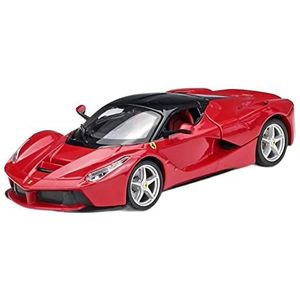 Voor: 1:24 Ferrari Sport Car Rode Statische Simulatie Legering Model Auto(A)