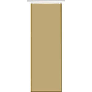 Bestlivings Paneelgordijn Elena (B x H) 60 x 260 cm karamel, transparant effen schuifgordijn, in vele kleuren