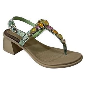 SCHOLL Palea Flip-flop, groene sandalen voor dames, Groen, 36 EU