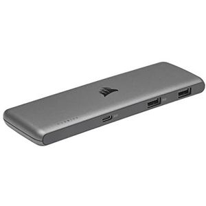 Corsair USB-C/USB-A 7-Poorts Uitbreidingshub - Type-C en Type-A Poorten - Zelfvoorziening - Robuuste Behuizing