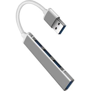 4 in 1 USB 3.0 HUB Hoge snelheid USB3.0 OTG 4-poorts USB C HUB Multi-splitteradapter(USB Gray-A)