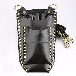 Professionele schaarpakken, Salon kappers schaar holster tas koeienleer verpakking van 4 veelkleurig 11,8 x 20,7 cm(E)