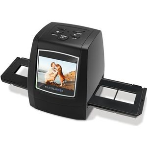 Filmscanner voor 35 mm negatieven en dia's, scanner met hoge resolutie met 6,1 cm (2,4 inch) LCD, converter, geen pc en software nodig