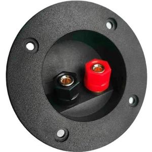 xbiez Luidsprekers Aansluitdoos Elektronica Project Container Case Twee-positie Binding Post Luidsprekers Paneel Banaan Socket Auto Stereo's Terminals