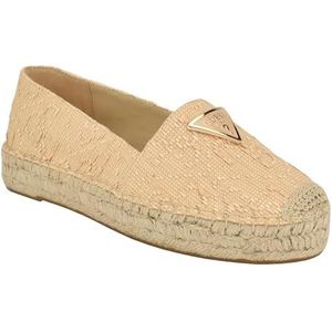 GUESS Dames Mones Ballet Flat, Natural 110, 7 UK, Natuurlijk 110, 40 EU