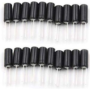 HiLetgo 100 stuks SW520D Trillingssensor Metal Ball Tilt Shaking Switch 5,2 x 11,5 SW-520D Tilt Shaking Positie Schakelaars