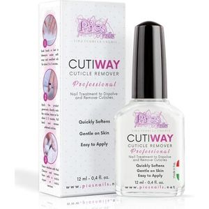 Cutiway Nagelriemverwijderaar, geparfumeerd, 12 ml, effectieve nagelriemverwijderaar, eenvoudige en zachte oplossing voor het verwijderen en schuiven van nagelriemen, nagelriemverwijderaar voor