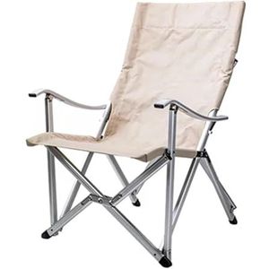 DPNABQOOQ Lage rugleuning campingstoel voor campers (maat: beige)