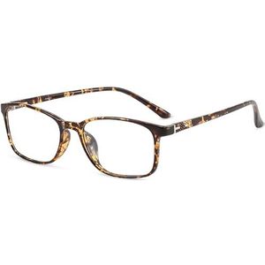 ANRRI - Bril anti-blauw licht, lichte bril, uv-bescherming met blauwfilter voor computerspelletjes voor dames en heren, Zwart, Medium (Schildpad)