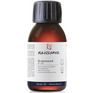 Naissance Druivenpitolie (Nr. 210) 100ml - Natuurlijke Vochtinbrengende en Conditioner voor Haar en Huid
