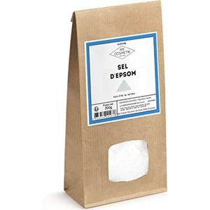 MY COSMETIK - Epsom Salt - Ontspannend, exfoliërend en remineraliserend zout - Voor baden, scrubs en behandelingen - 100% puur en van natuurlijke oorsprong - 200 g in een kraftzak