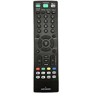 ALLIMITY AKB73655861 Vervanging Afstandsbediening geschikt voor LG TV AKB73655802 32LS3400 37LS5600 42LS3450 42PA4500ZF 42PA4500-ZF 22LS3500 26LS3500 26LS35100