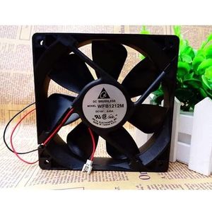 LMNCBVYA 120 mm 2-draads omvormer ventilator voor efficiënte luchtstroom en lange levensduur WFB1212M 12V stille ventilator -
