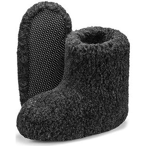 ESTRO Pantoffels Dames Winter Warm - Wollen Huislaarzen Dames Pantoffels Heren Warm Winter Pantoffels Heren Warme Pantoffels Dames B06 (36, Zwart 2)