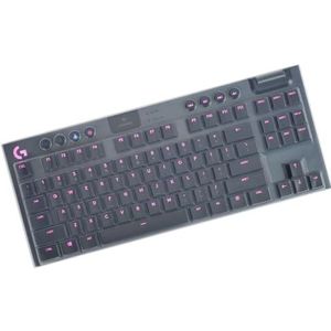CASEDAO Toetsenbordhoes compatibel met Logitech G915 TKL Toetsenbord Skin US Layout-Clear
