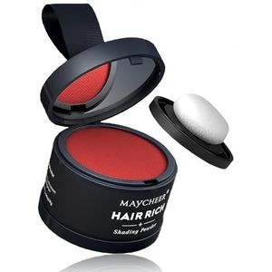 Maycheer Hairline Powder for Women - Maycheer Magic Root Cover Up, Hair Rich Shading Powder (11#Vibrant Red)