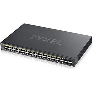 Zyxel GS1920-48HPV2 netwerk-switch Managed Gigabit Ethernet (10/100/1000) Power over Ethernet (PoE) Zwart