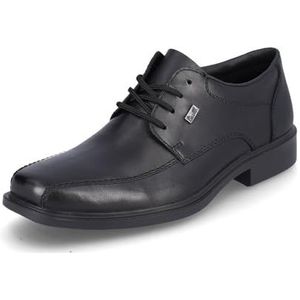 Rieker HEREN Veterschoenen B0013, Mannen Bedrijfsschoen, Nette schoenen,waterafstotend,riekerTEX,bureau,lage schoen,Zwart (schwarz / 00),44 EU / 9.5 UK