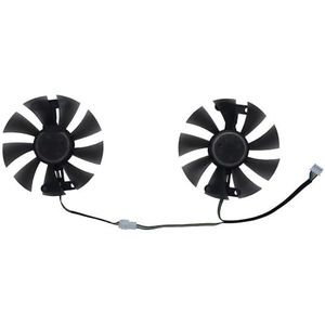 2 stuks/set videokaartkoelventilator grafische GPU-koeler GA91S2H voor ZOTAC GTX 1050Ti X Gaming 760 2GD5 HB, 750Ti