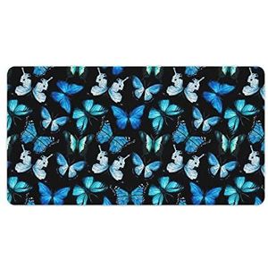 Aquarel Vlinder Mode Bureau Muismat Antislip Gaming Muismat Accessoires Decor 40X75cm