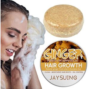 2 Pcs Gember Shampoo Bar - Biologische Rapid Grow Haargroei Shampoo | Ginger Bar Shampoo voor Mannen Vrouwen, Haaruitval verminderen, Haargroei bevorderen Ziurmut