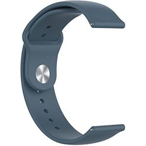 Strap-it Sport horlogeband 18mm universeel (grijsblauw)