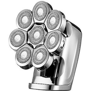 8-kops scheerapparaat for mannen, waterdicht elektrisch scheerapparaat, baard elektrisch scheerapparaat, kaal hoofd scheerapparaat, oplaadbaar