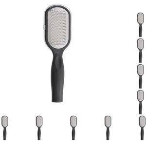 10 Set van Voet Eelt Rasp Skins Scrubben Gereedschap Pedicure Accessoire Vrouwen Mannen Harde Dode Huid Verwijdering Scrubber Hak Wrijven Bestanden Zwart