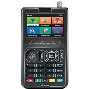 Satellietzoekers VF-6900 HD Digitale Satelliet Finder DVB-S/DVB S2/Finder Meter 3.5 ""TFT LCD for Satelliet TV Receivervs ST-5150 LCD-scherm met meter met satellietdetectie (Color : VF-6900, Size : P