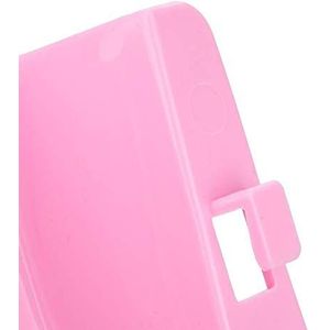 Wasbare, gezonde plastic grasvoeder, grasvoeder voor huisdieren, gebruiksvriendelijke plastic voerbak voor konijnen en ratten(Pink)