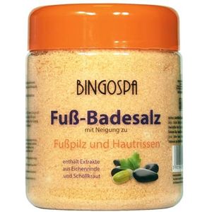 Voetbadzout met neiging tot voetschimmel en huidscheuren, 550 g BINGOSPA