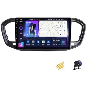 ZARAPLUS Android 13 Autoradio MP5-Speler Met Navigatie 9 Inch Touchscreen Autoradio Compatibel Met Lada Vesta 2023, Voor 4G/WIFI/FM/SWC/DSP/Android Auto/Carplay,NF5