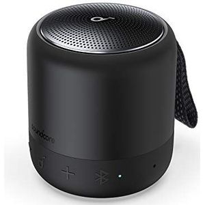 Soundcore - Mini 3 - Bluetooth Speaker - Zwart - Waterdicht - 15 Uur Batterij