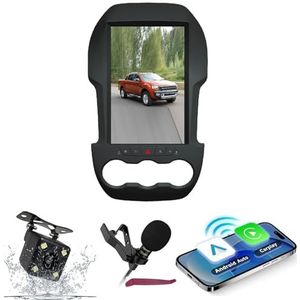 Android 15 Autoradio Navi voor F-ord Ranger (2011) 12.1 ""Touchscreen Car Multimedia Player met Wireless Carplay GPS Navigatie Bluetooth5.0 HIFI FM 5G-WiFi SWC DSP MIC,6g+128g