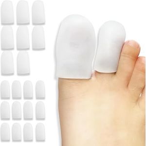 Teenspreiders - Siliconen Teenafdekkingen - Roze - 20 Stuks - Ademend